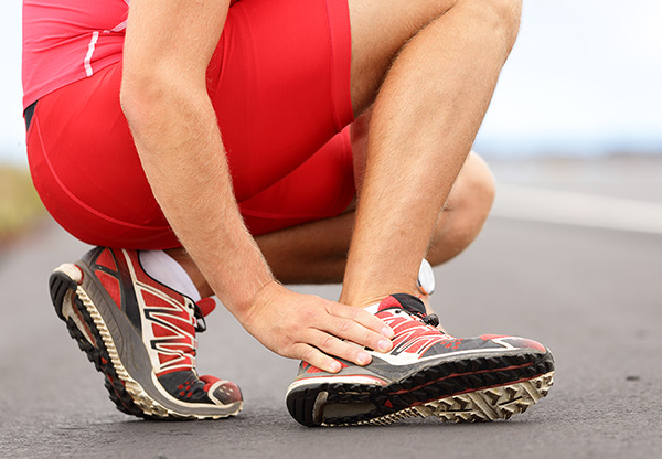 Ankle sprains frequently occur among runners. It is one of the most common sports-related injuries.